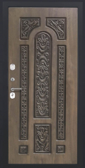 	межкомнатные двери 	Luxor панель Д-19 винорит грецкий орех с патиной