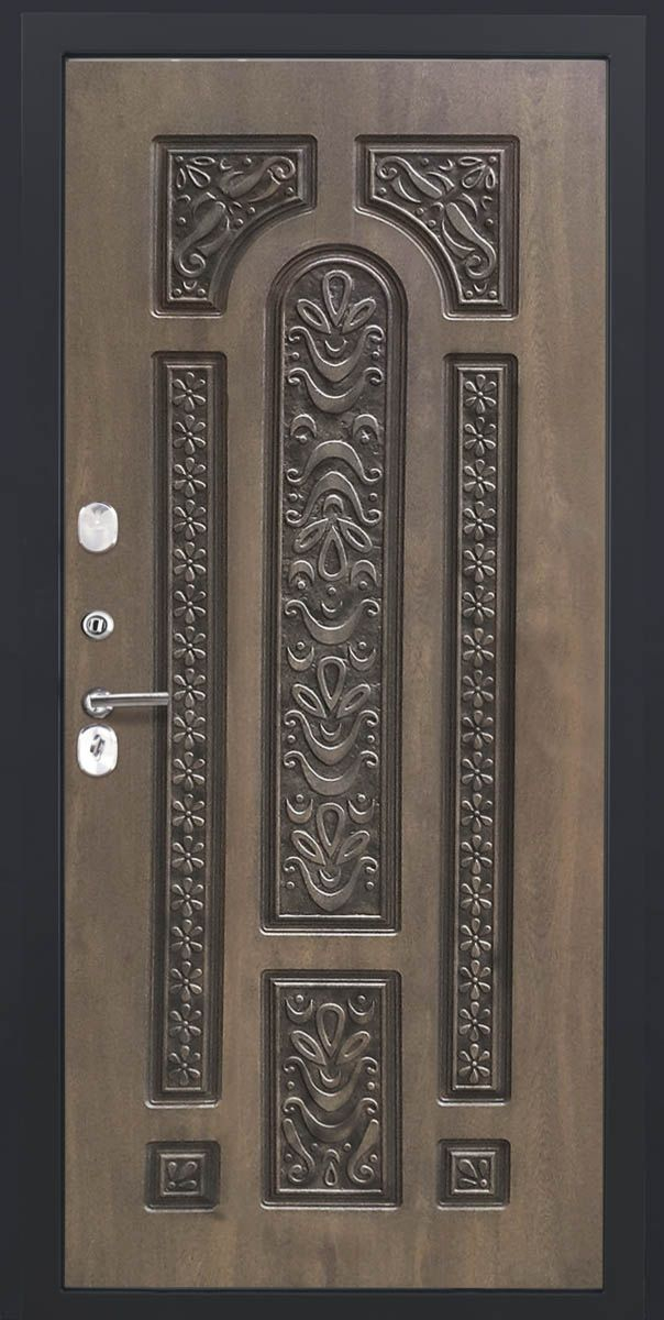 межкомнатные двери  Luxor панель Д-19 винорит грецкий орех с патиной