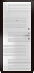 	межкомнатные двери 	Luxor панель ФЛ-185 ясень белый
